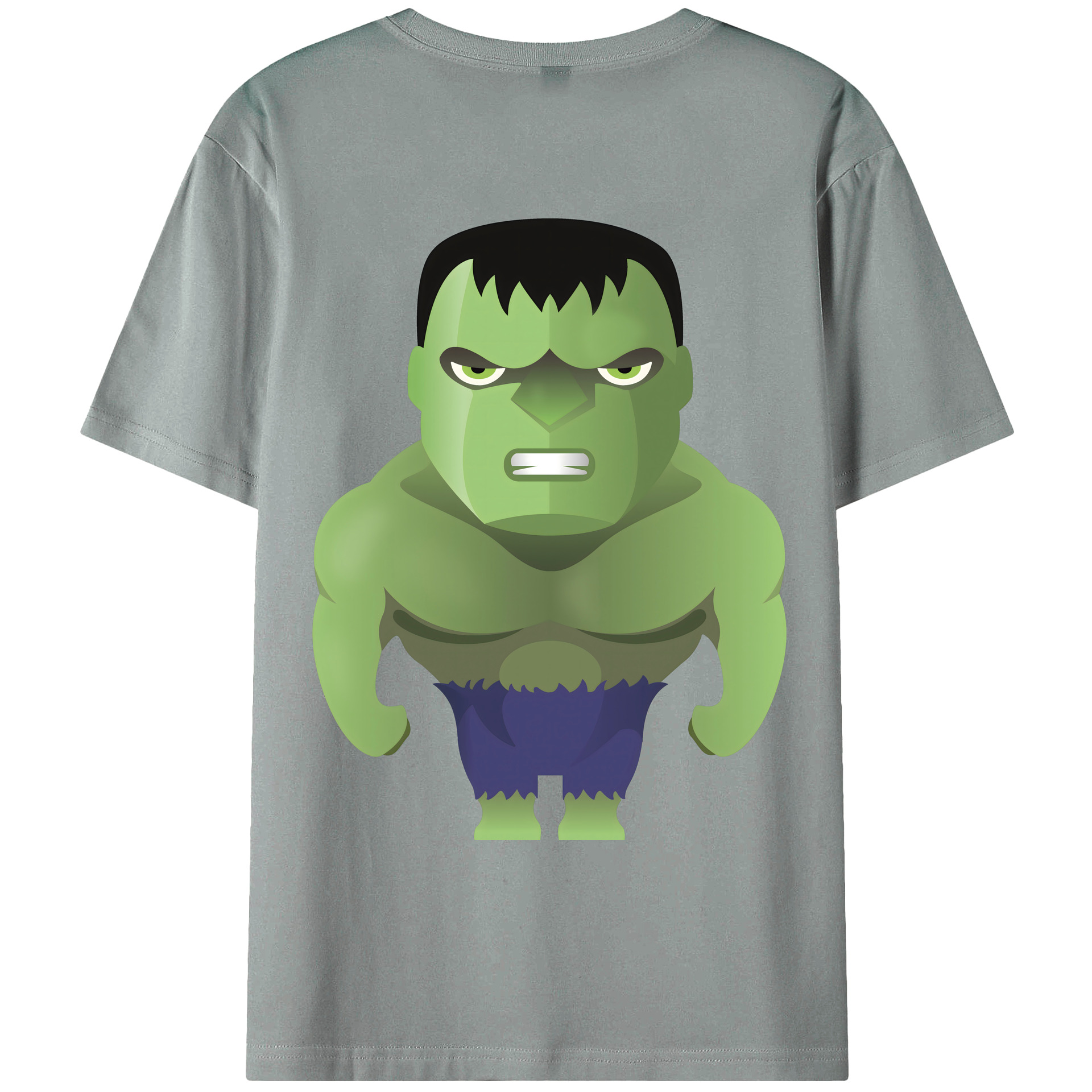 （画像用） アベンジャーズ The Avengers 綿100％ メンズ半袖Tシャツ（バックプリント） 通気性